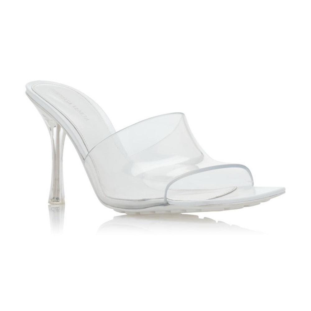 Bottega Veneta White Heeled Sandals - Picture 7 of 8